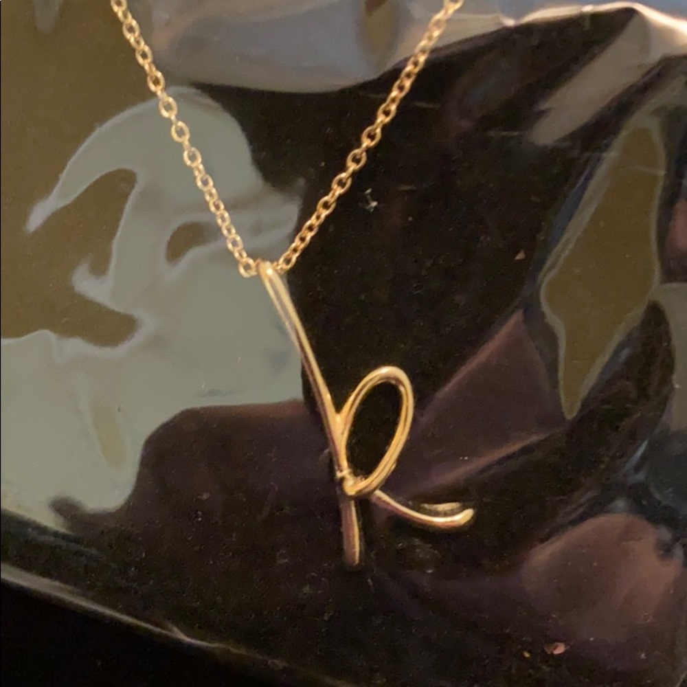 Letter necklace new in package